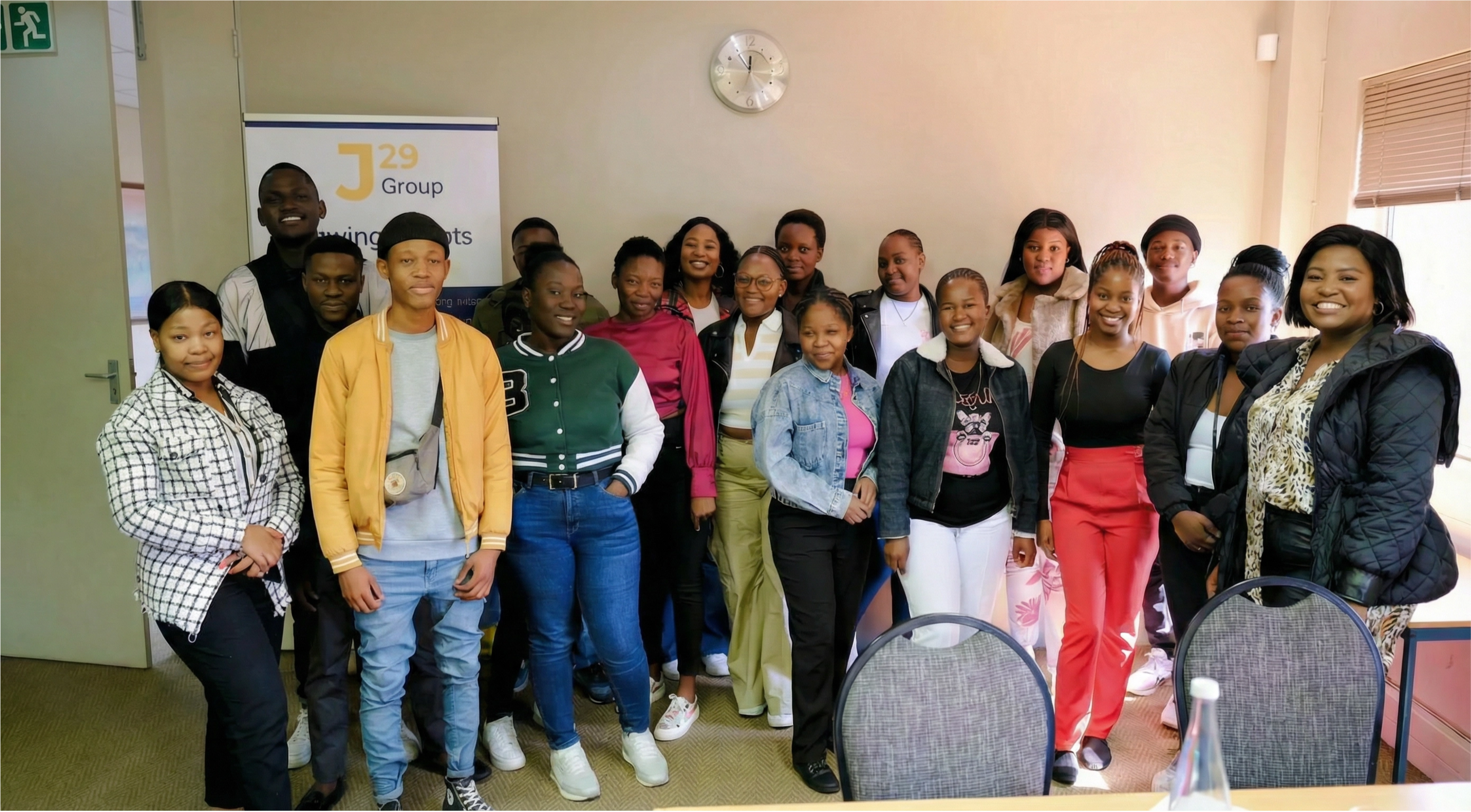Youth participants of the MICT Advertising Learnership programme at J29